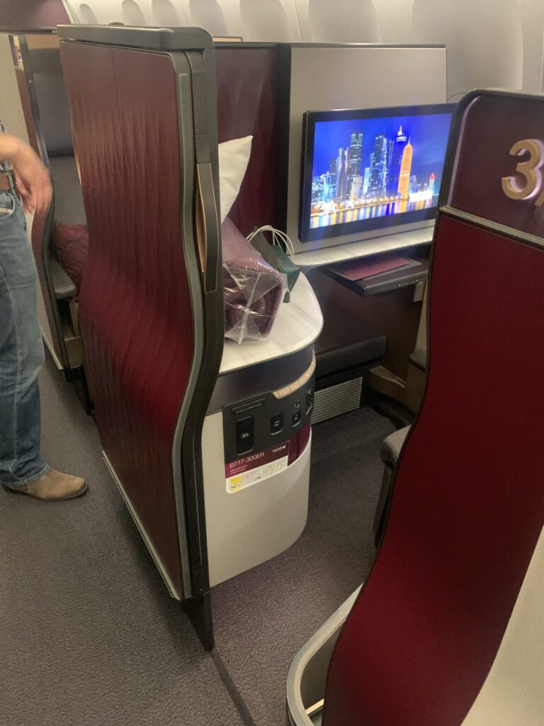 Neil Scrivener reviews Qatar Airways' QSuite from London Heathrow to Hamad International Airport, Doha.