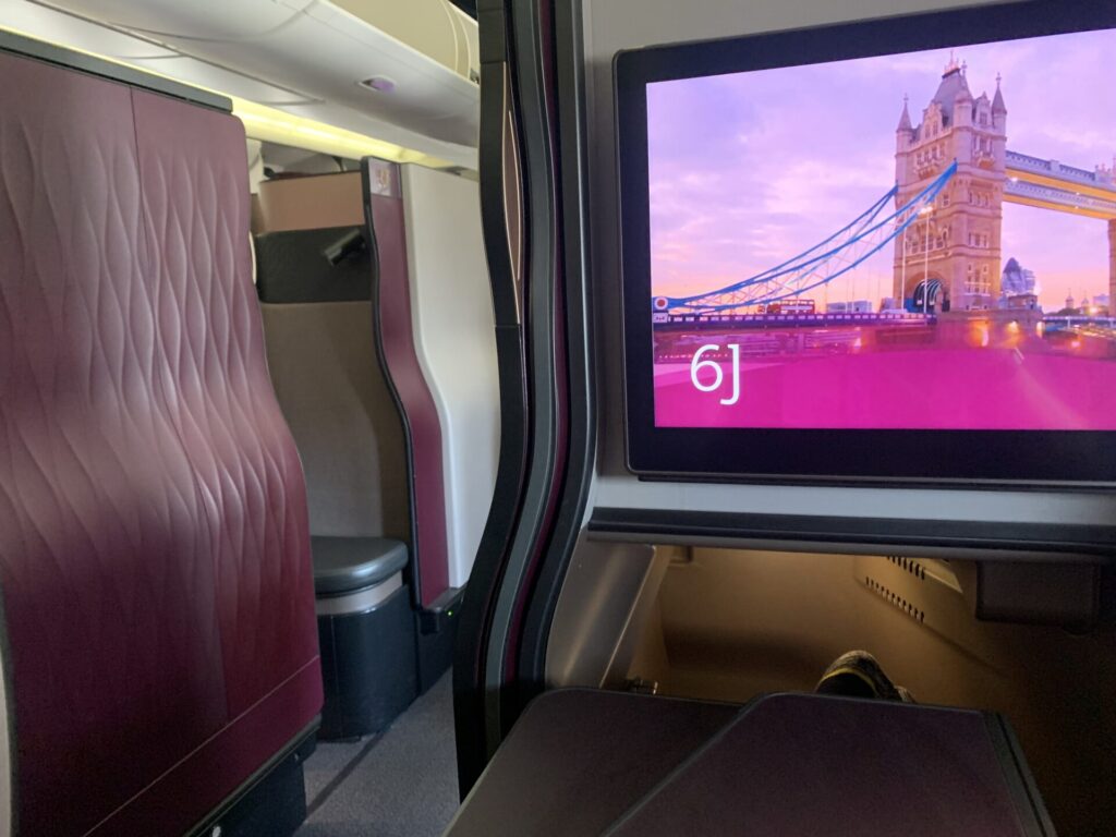 Neil Scrivener reviews Qatar Airways' QSuite from London Heathrow to Hamad International Airport, Doha.