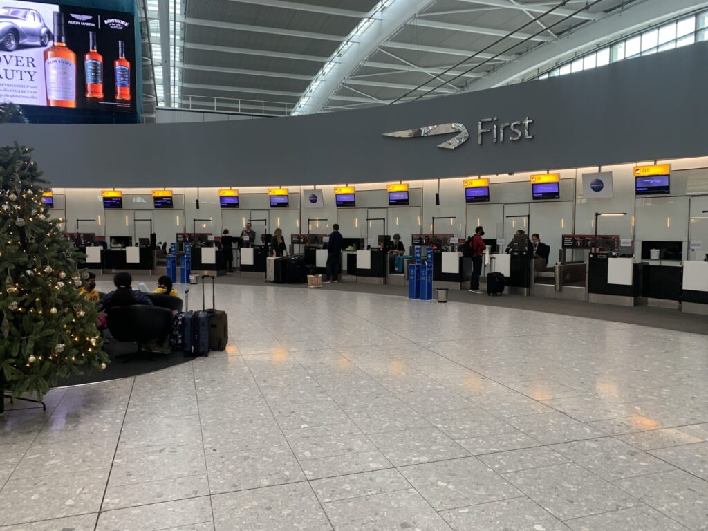 Flying Business reviews British Airways' Concorde Room, for First Class passengers at London's Heathrow Airport at Terminal 5.