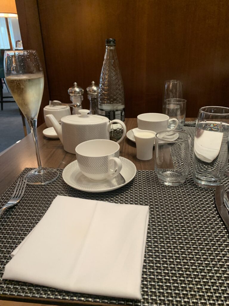 Flying Business reviews British Airways' Concorde Room, for First Class passengers at London's Heathrow Airport at Terminal 5.