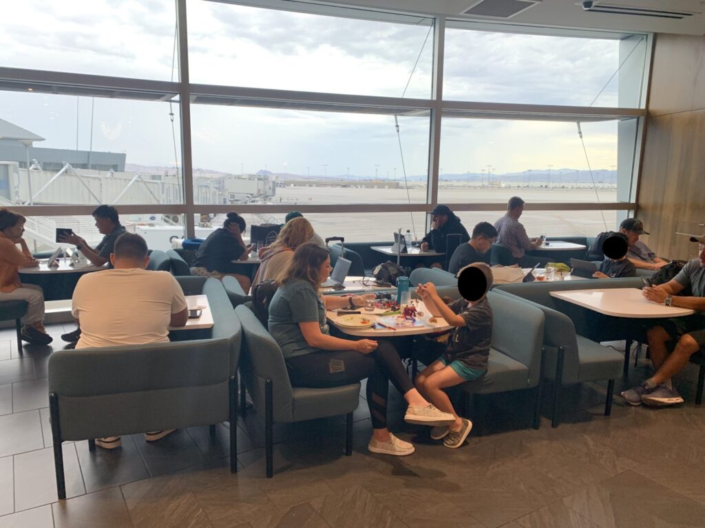 Flying Business reviews the American Express Centurion Lounge at Las Vegas Harry Reid Airport (LAS).