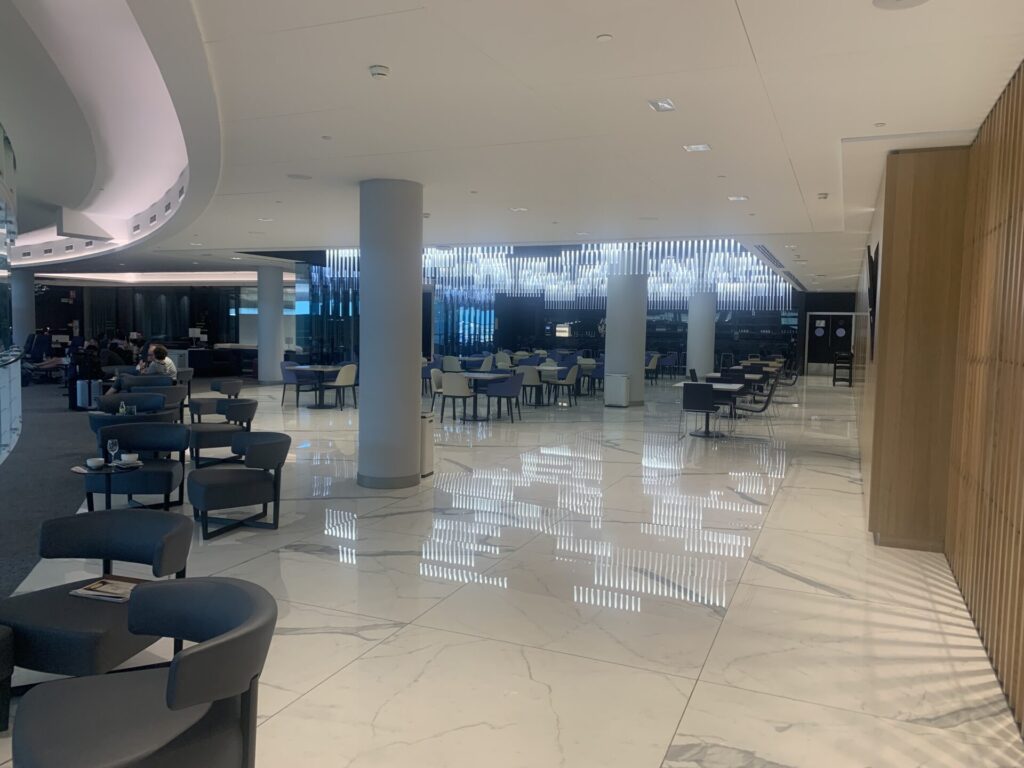 Neil Scrivener reviews the Aena VIP Miro Lounge at Terminal 1, Josep Tarradellas Barcelona–El Prat Airport, Spain.