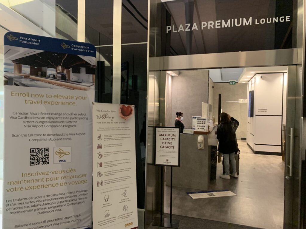 Flying Business reviews the Plaza Premium Lounge in Toronto Pearson Airport's Terminal 1 at Gate E77 - accessed via a Platinum American Express. 