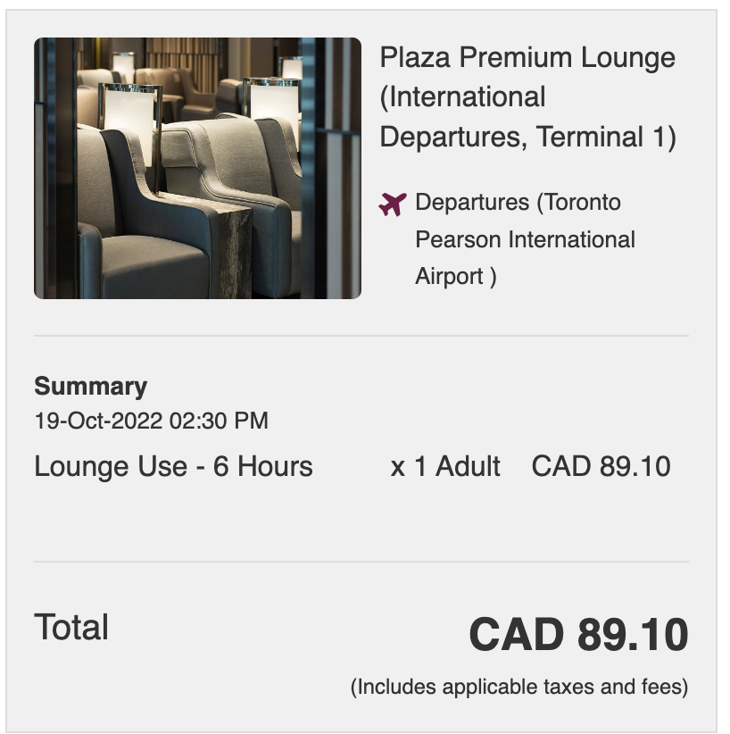 Flying Business reviews the Plaza Premium Lounge in Toronto Pearson Airport's Terminal 1 at Gate E77 - accessed via a Platinum American Express. 