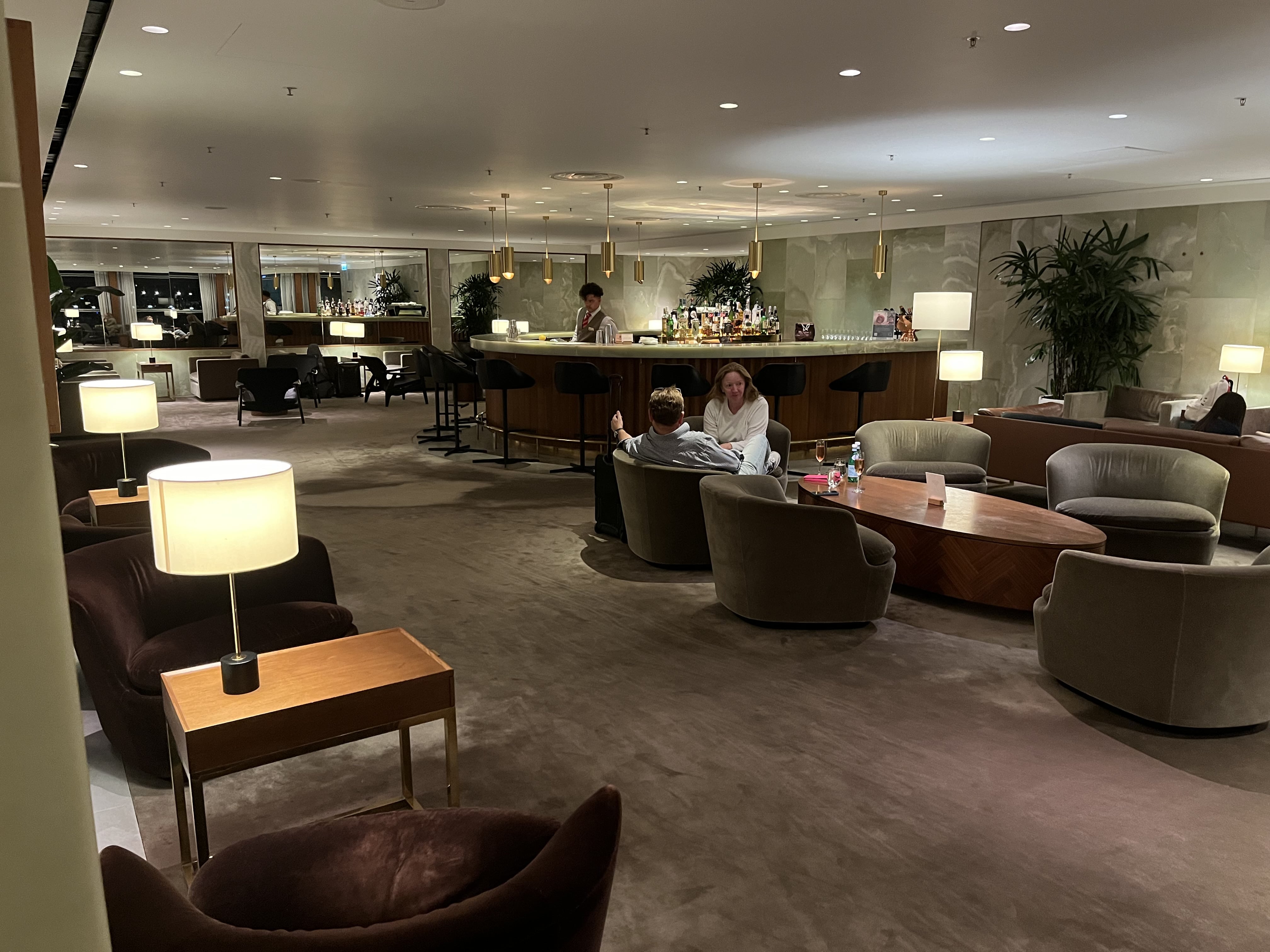 Neil Scrivener reviews Cathay Pacific's The Pier (First), in Hong Kong's International Airport (HKG), by Gate 63.