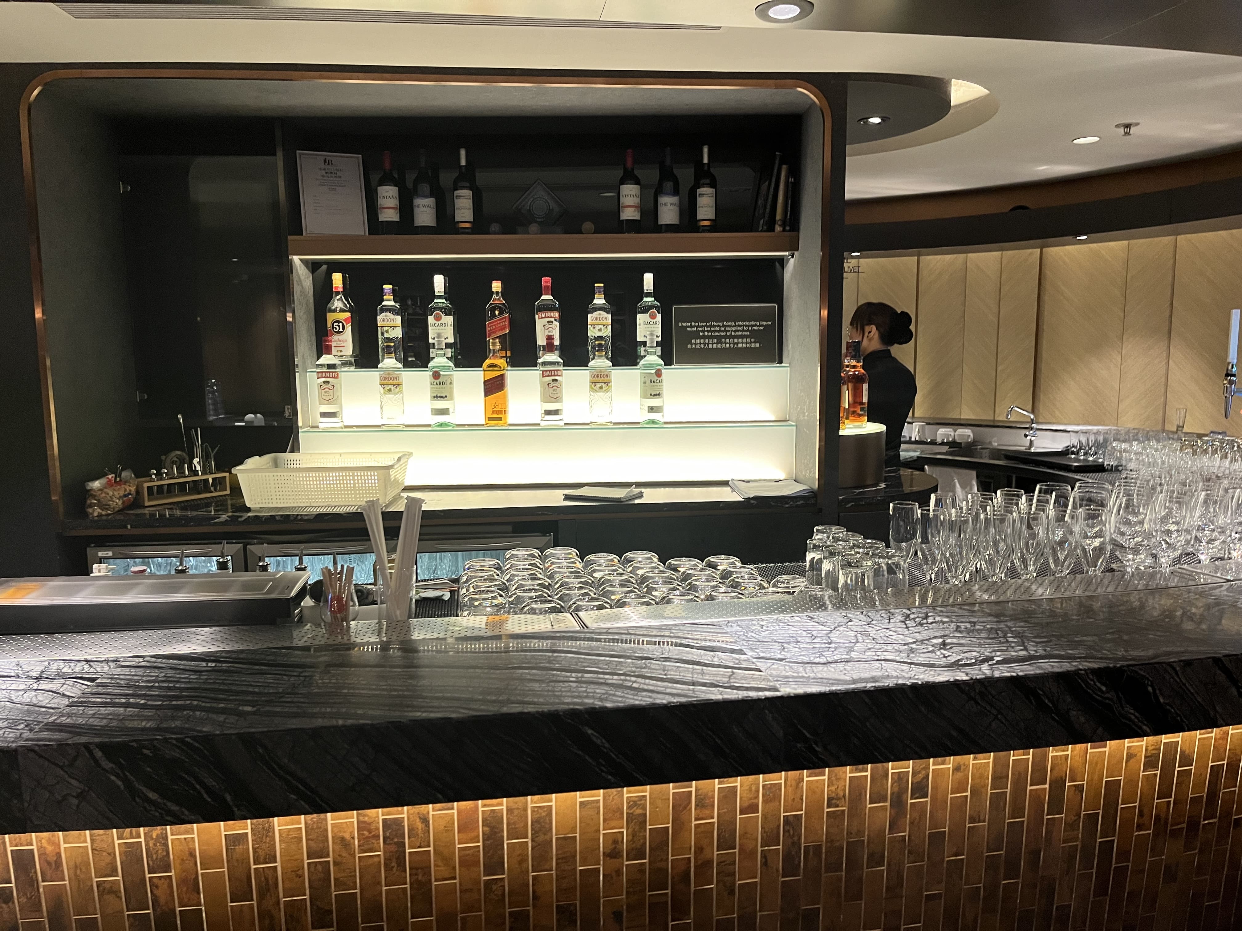 Neil Scrivener reviews the Plaza Premium Lounge First, in Hong Kong's International Airport. 