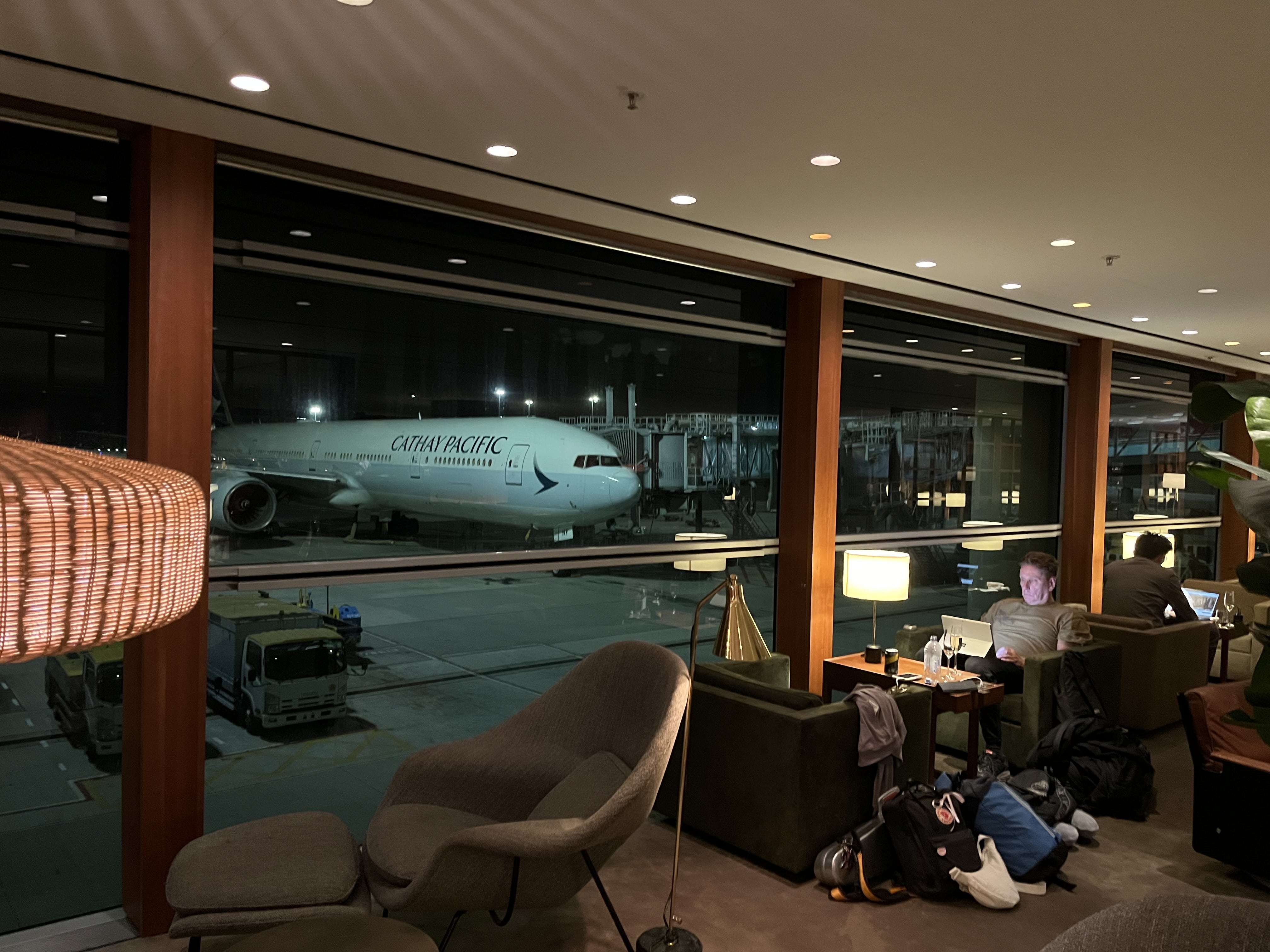 Neil Scrivener reviews Cathay Pacific's The Pier (Business), in Hong Kong's International Airport (HKG), by Gate 65.