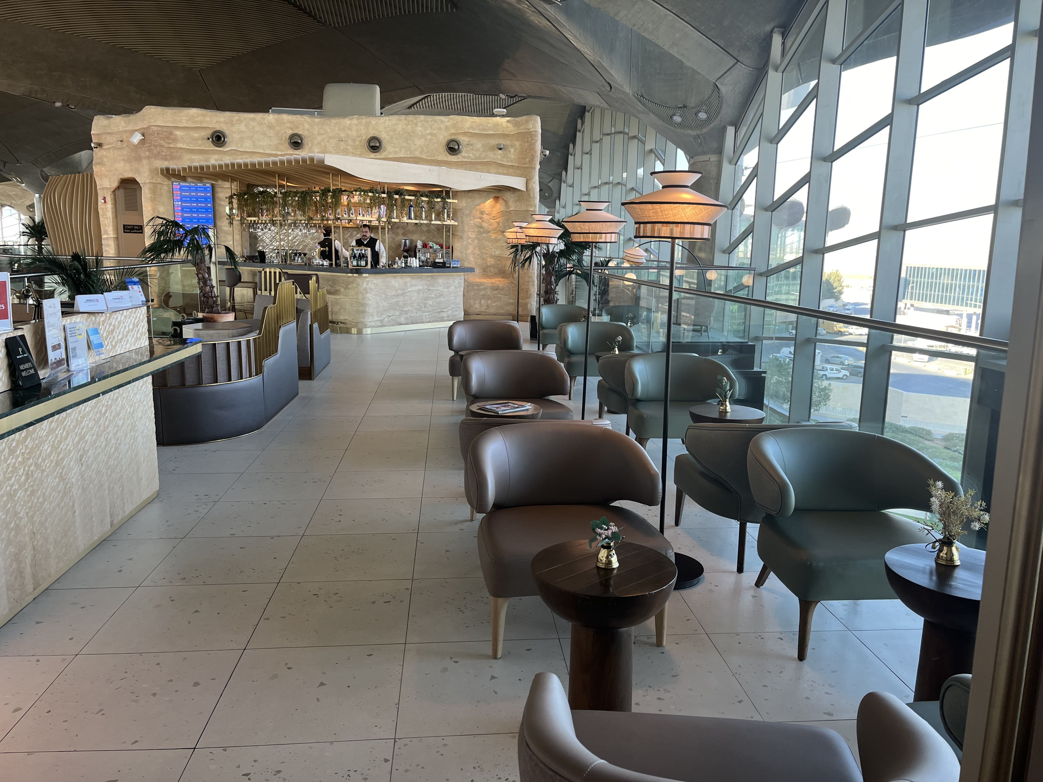 Neil Scrivener reviews the Marhaba Plaza Premium Lounge - at Amman's Queen Alia International Airport (AMM).