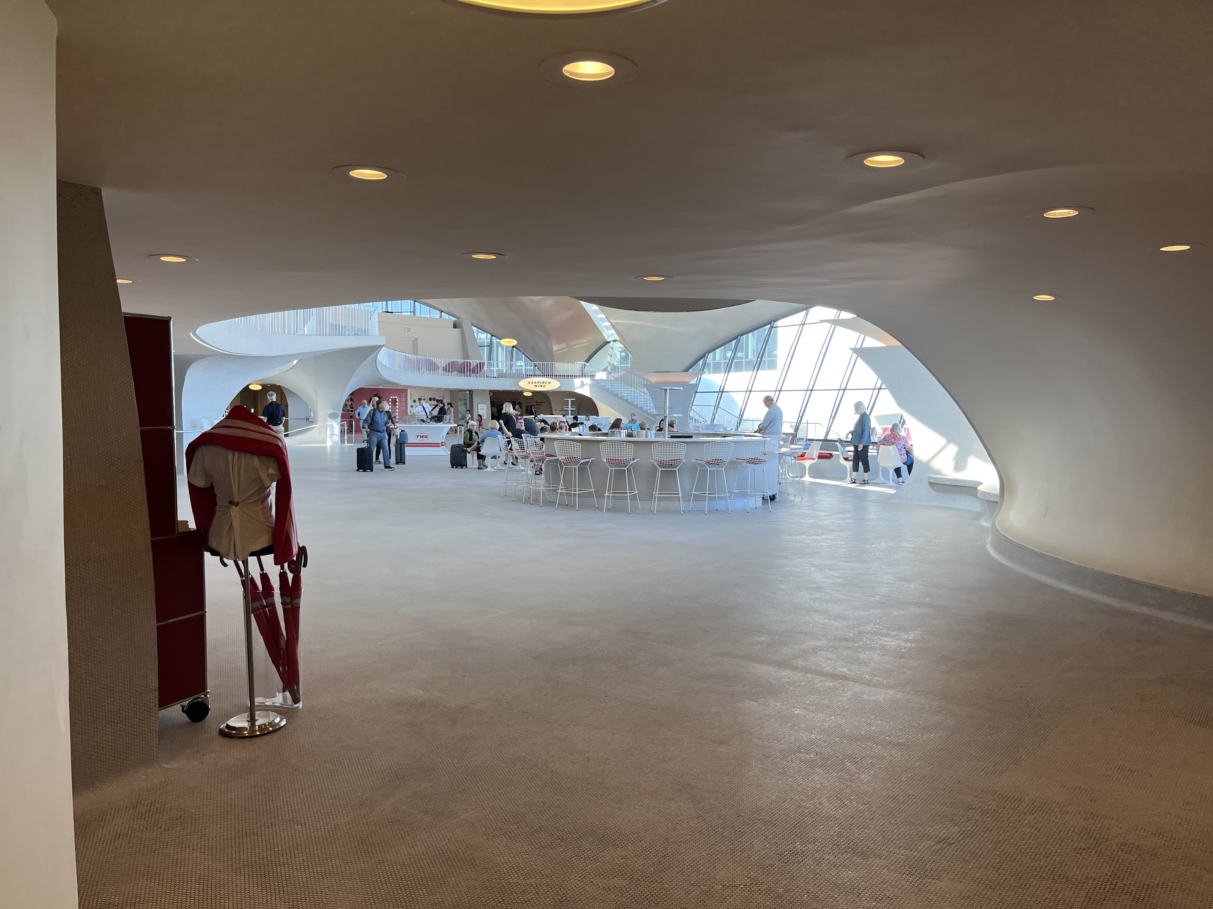 Neil Scrivener reviews the TWA Hotel in JFK's Terminal 5, in New York. John F Kennedy Airport - hotel review. 