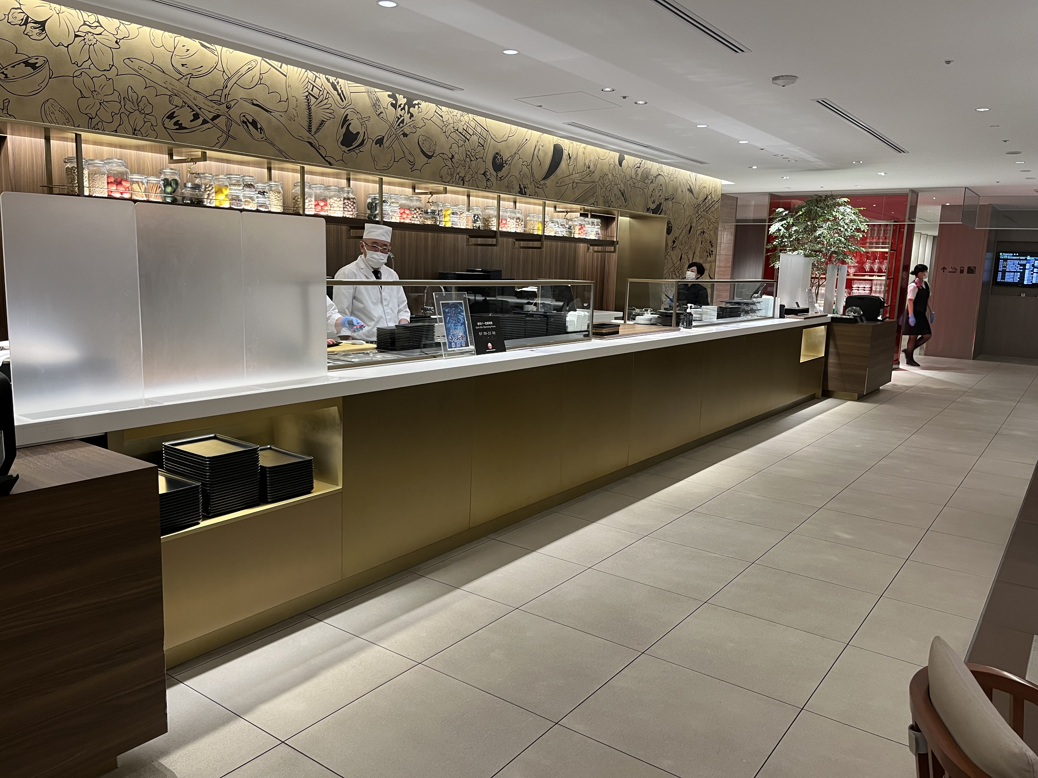 Neil Scrivener reviews the JAL First Lounge in Terminal 3 of Haneda's Tokyo Airport. 