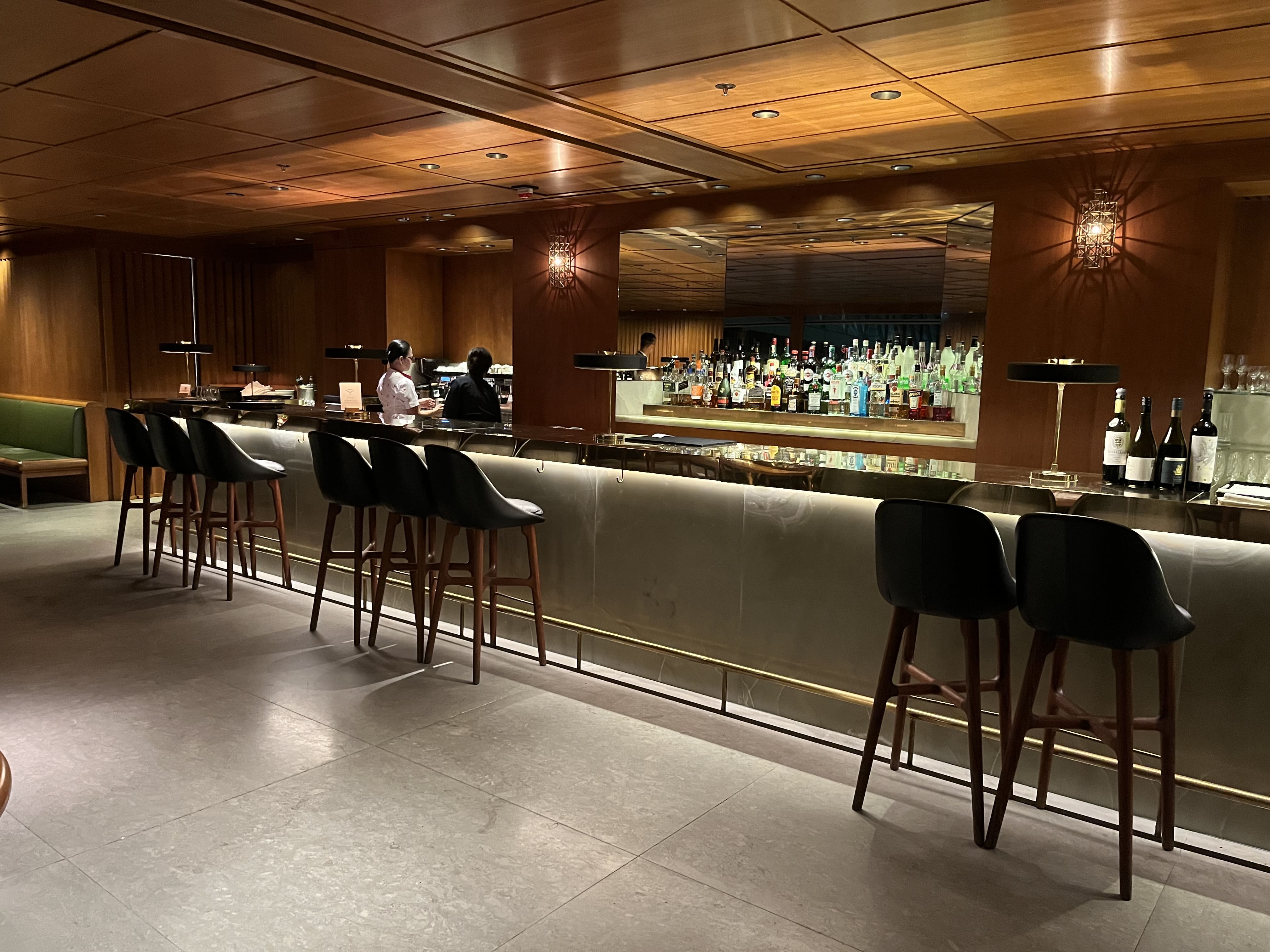 Neil Scrivener reviews Cathay Pacific's The Pier (First), in Hong Kong's International Airport (HKG), by Gate 63.