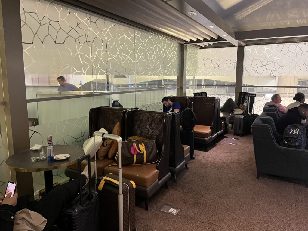 Neil Scrivener reviews the Plaza Premium Lounge in King Khalid International Airport Riyadh (RUH), accessed by Plaza Premium membership, American Express or Priority Pass.